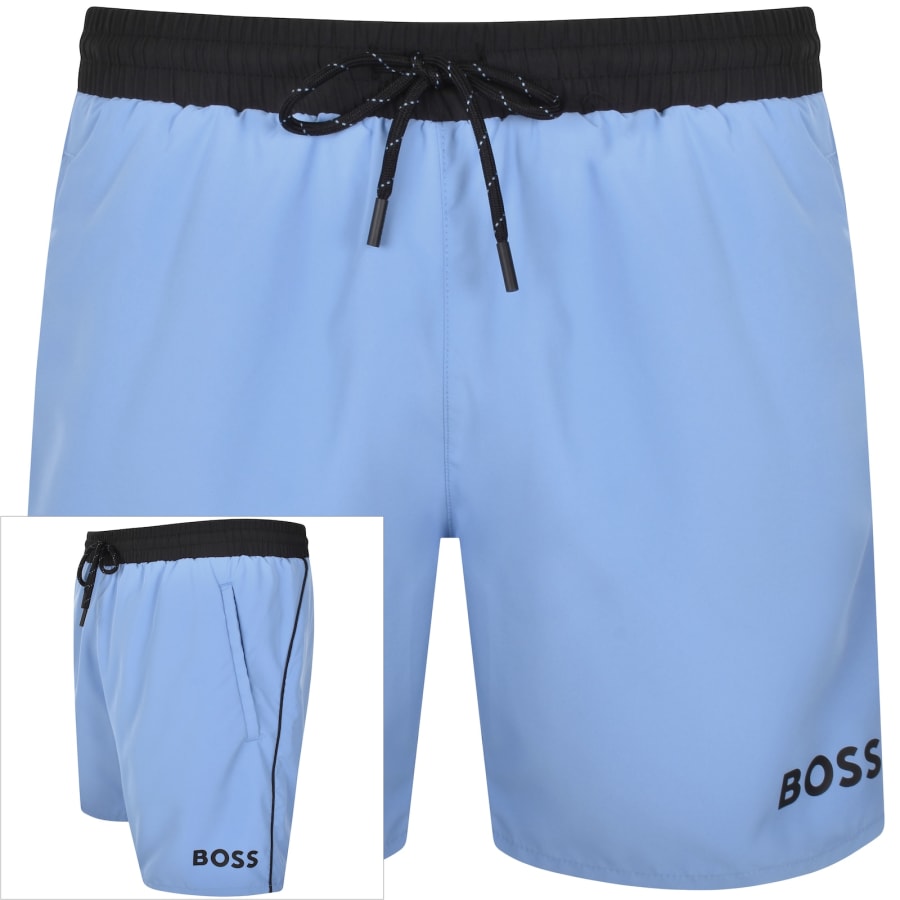 BOSS Starfish Swim Shorts Blue